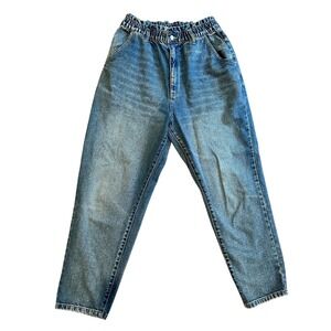 BDG Urban Outfitters Mom Jeans Pull On Elastic Waist Denim Blue‎ Size 31
